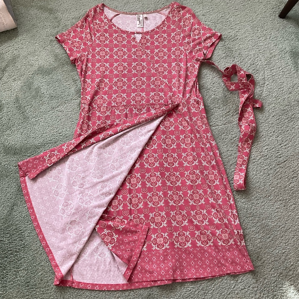 Adventura Organic Short Sleeve Patterned Dress - Picture 6 of 13